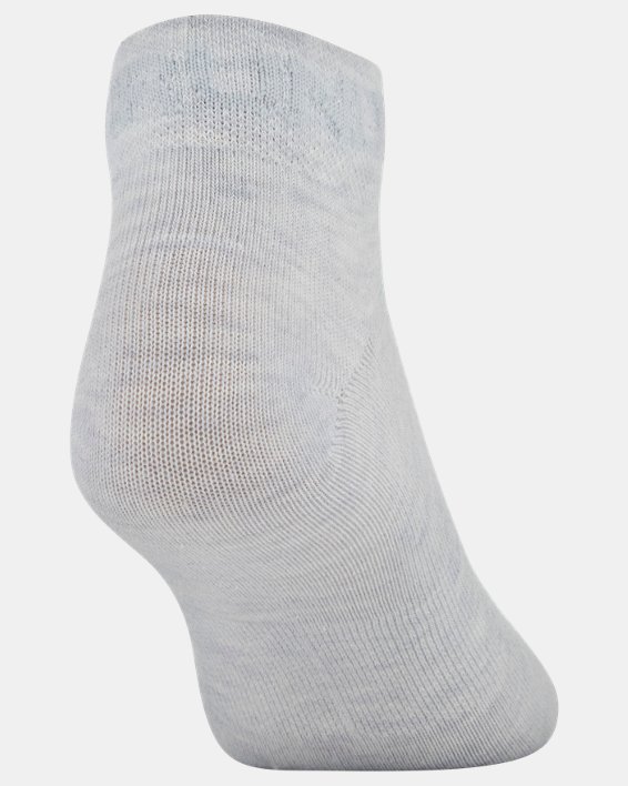 Women's UA Essential Low Cut Socks - 6-Pack, Gray, pdpMainDesktop image number 3